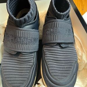 AUTHENTIC PREOWNED BLUE CHANEL MID-TOO SNEAKER -SZ 39